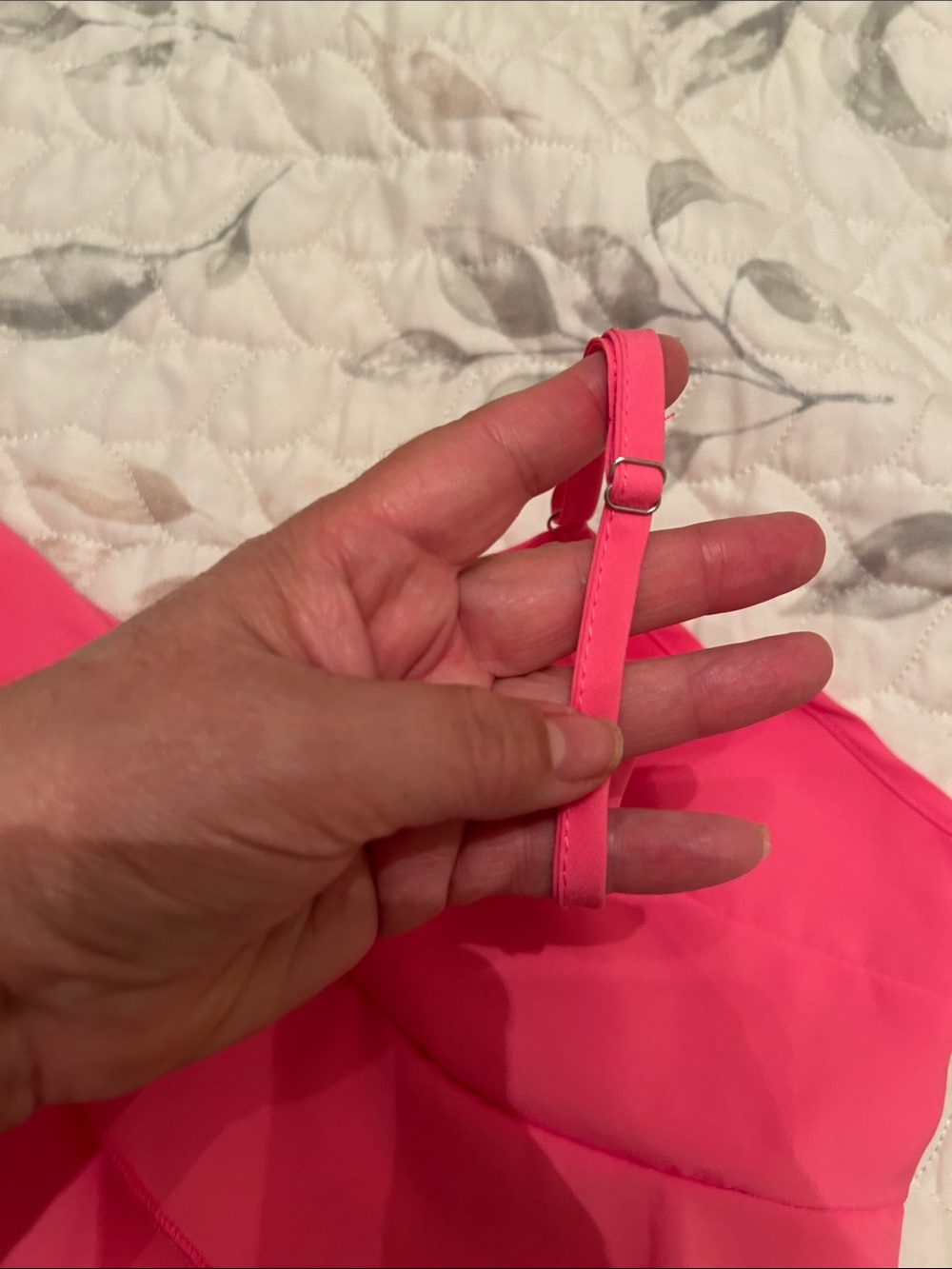 Pink Ruffled Crop Top - Picture 3 of 4